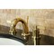 Kingston Brass KB8912NDL NuvoFusion Widespread Bathroom Faucet, Polished Brass KB8912NDL - alternate 3